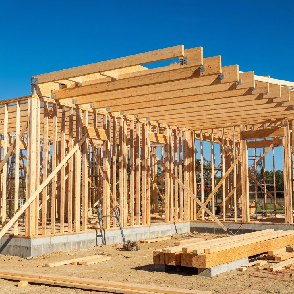 Home framing construction phase