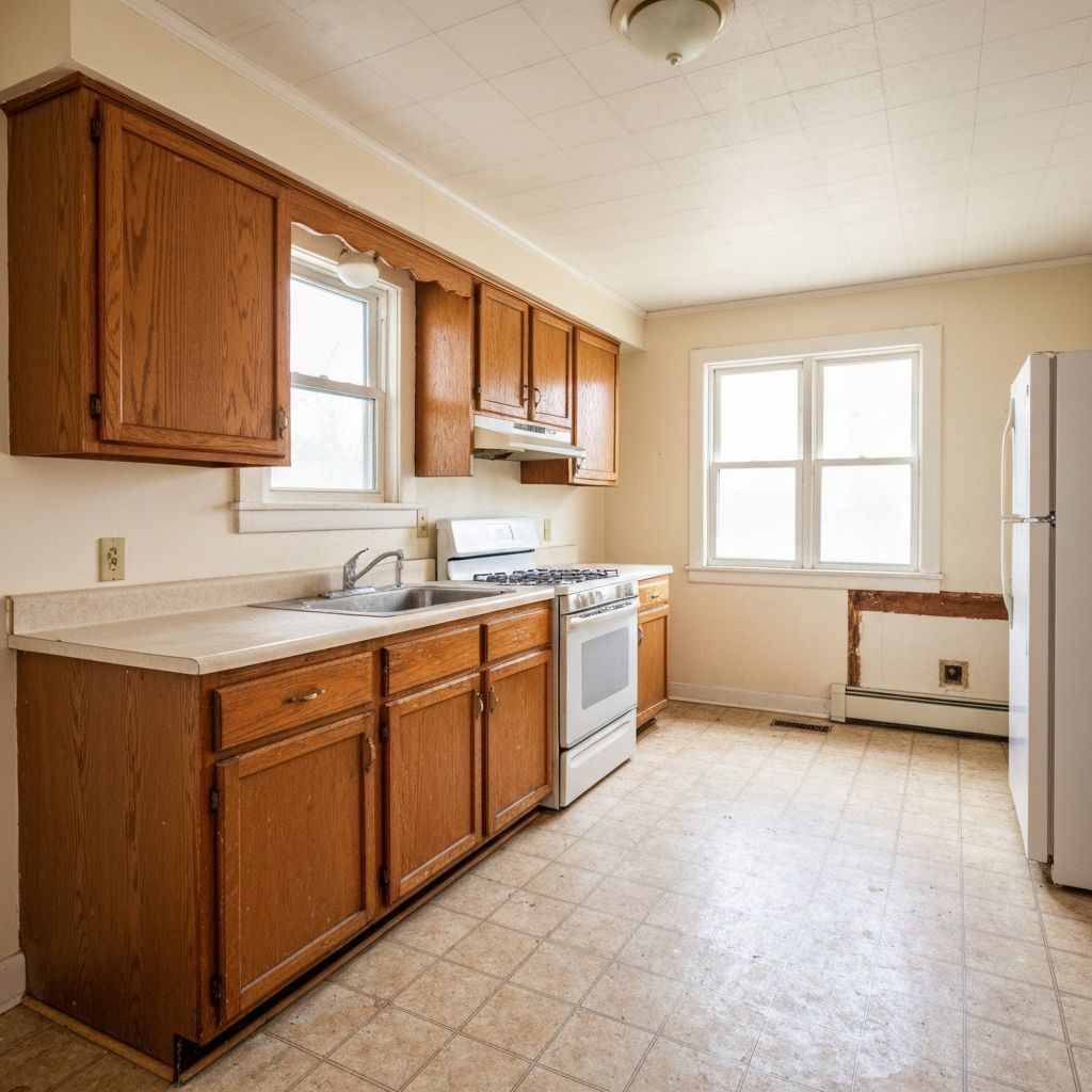 Before renovation - kitchen remodel project