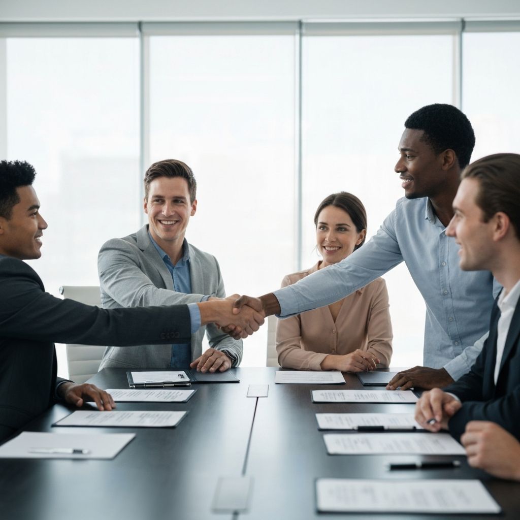 Real estate deal closing