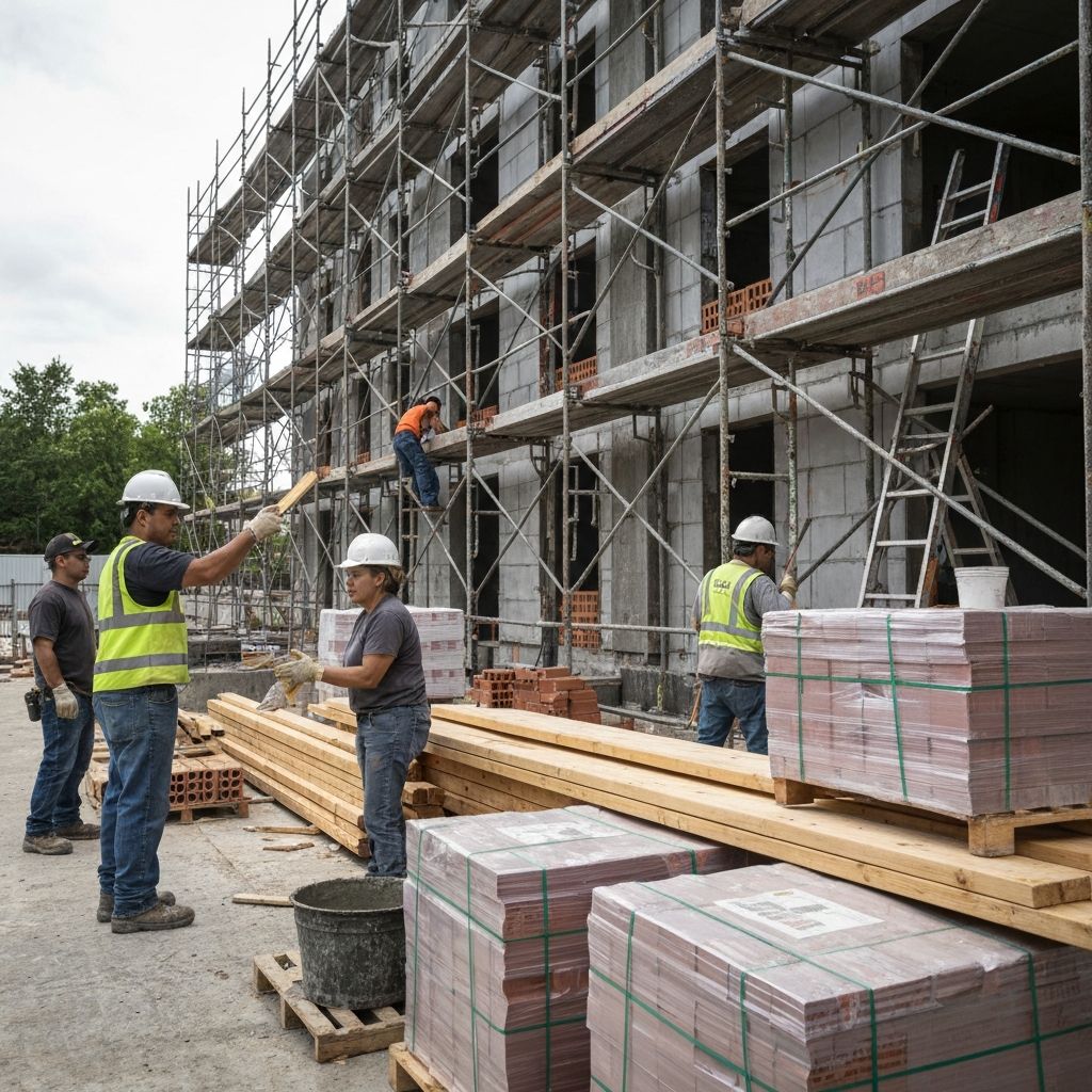 Construction project in progress