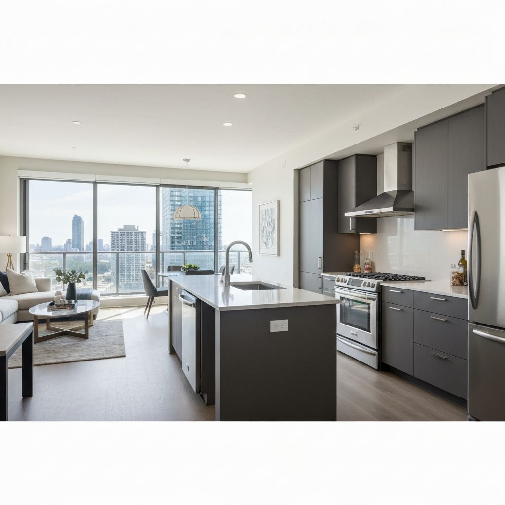 Modern luxury apartment interior