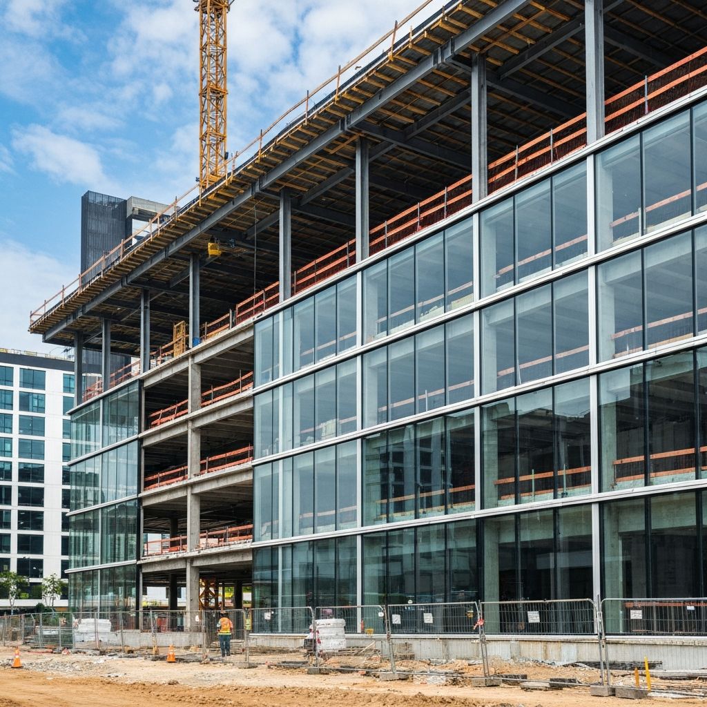 Commercial development under construction